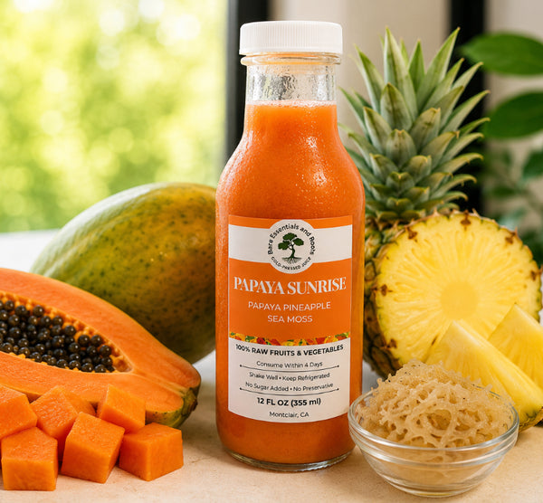 Papaya Sunrise infused sea moss
